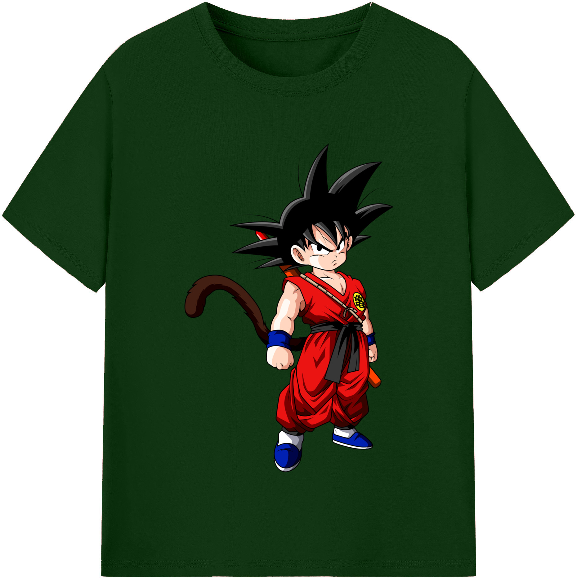 （画像用） ドラゴンボール 孫悟空（そん ごくう）Son Goku カカロット DRAGON BALL Kakarotto 綿100％半袖Tシャツ（フロントプリント）
